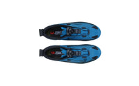 Vista frontal de las zapatillas de triatlón Sidi Tri Sixty Petrol Ottanio